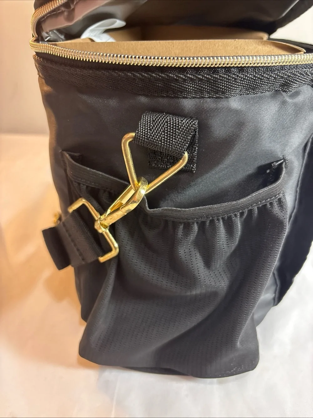 Fit & Fresh Black Lunch Tote Backpack.  New!!